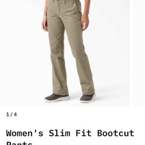 3 Pairs Dickies Women's Slim Fit Bootcut Pants - Khaki & Navy